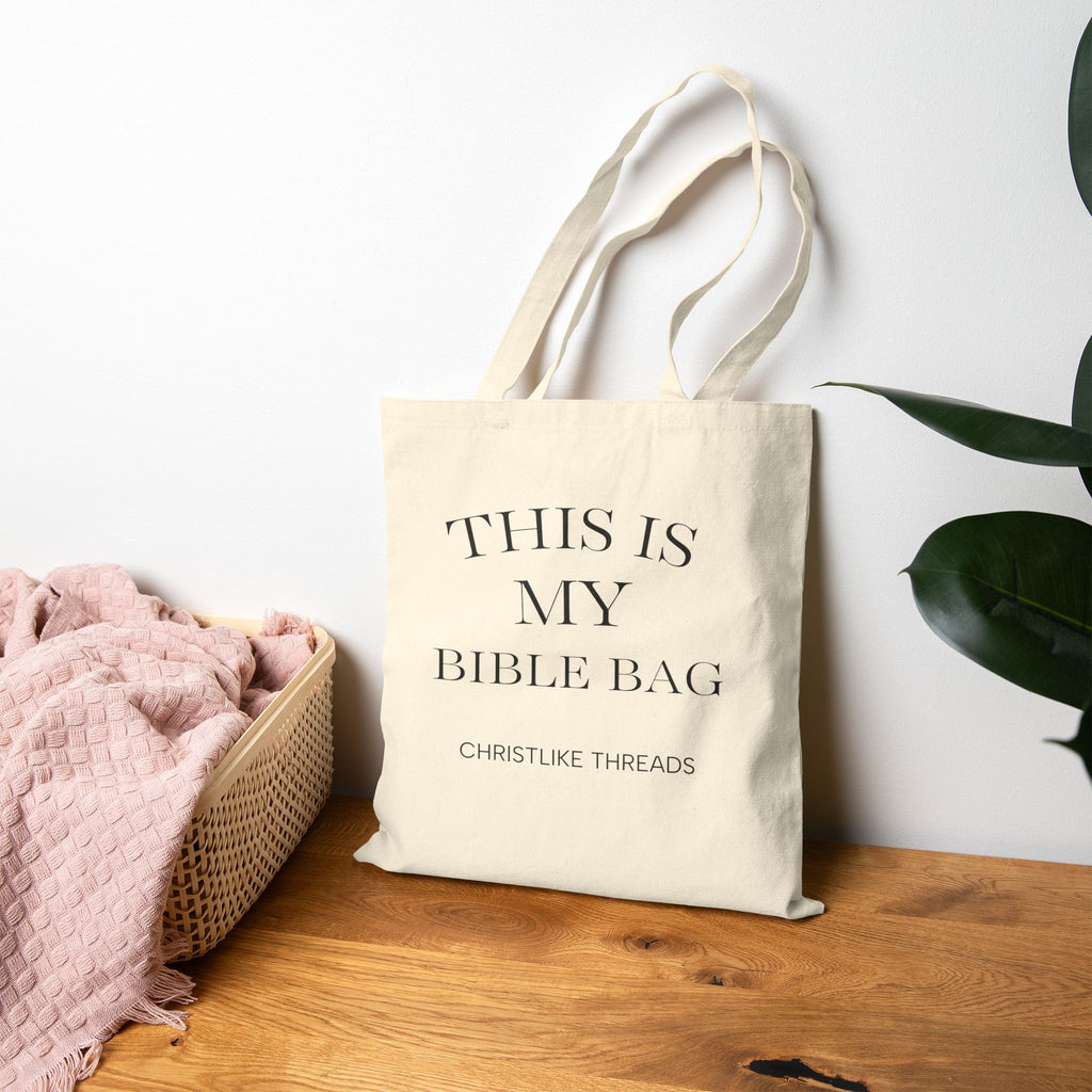 “This is My Bible Bag” Inspirational Christian Tote