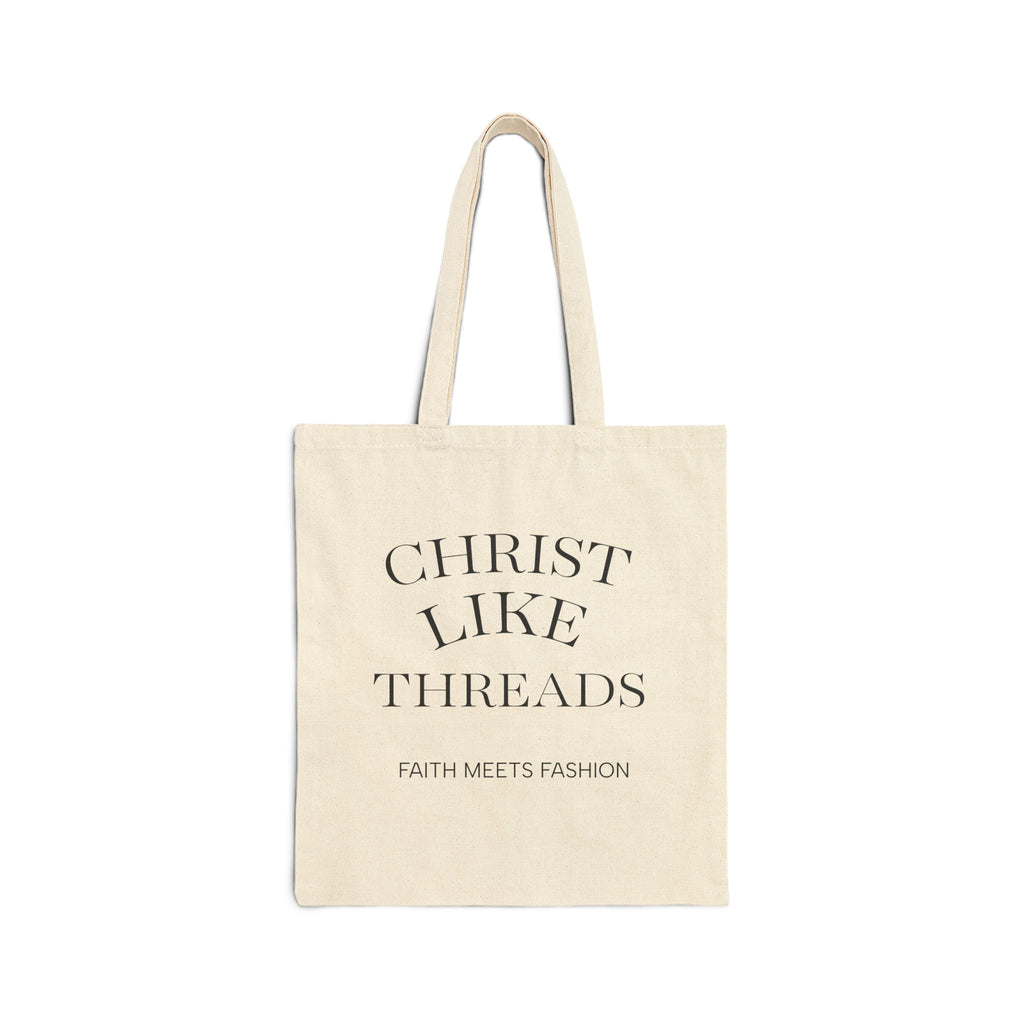 “Christ Like Threads: Faith Meets Fashion” Inspirational Christian Tote