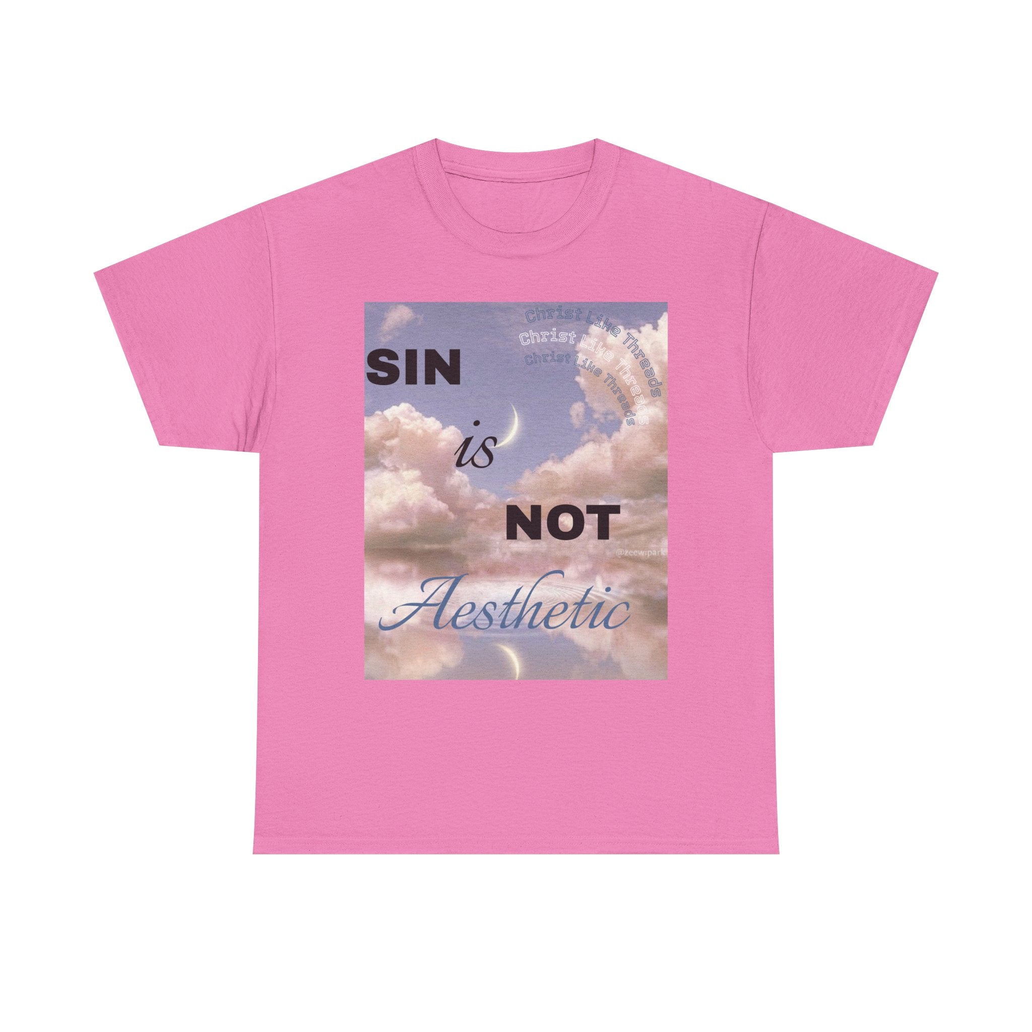 "Sin is not Aesthetic" Unisex Heavy Tee
