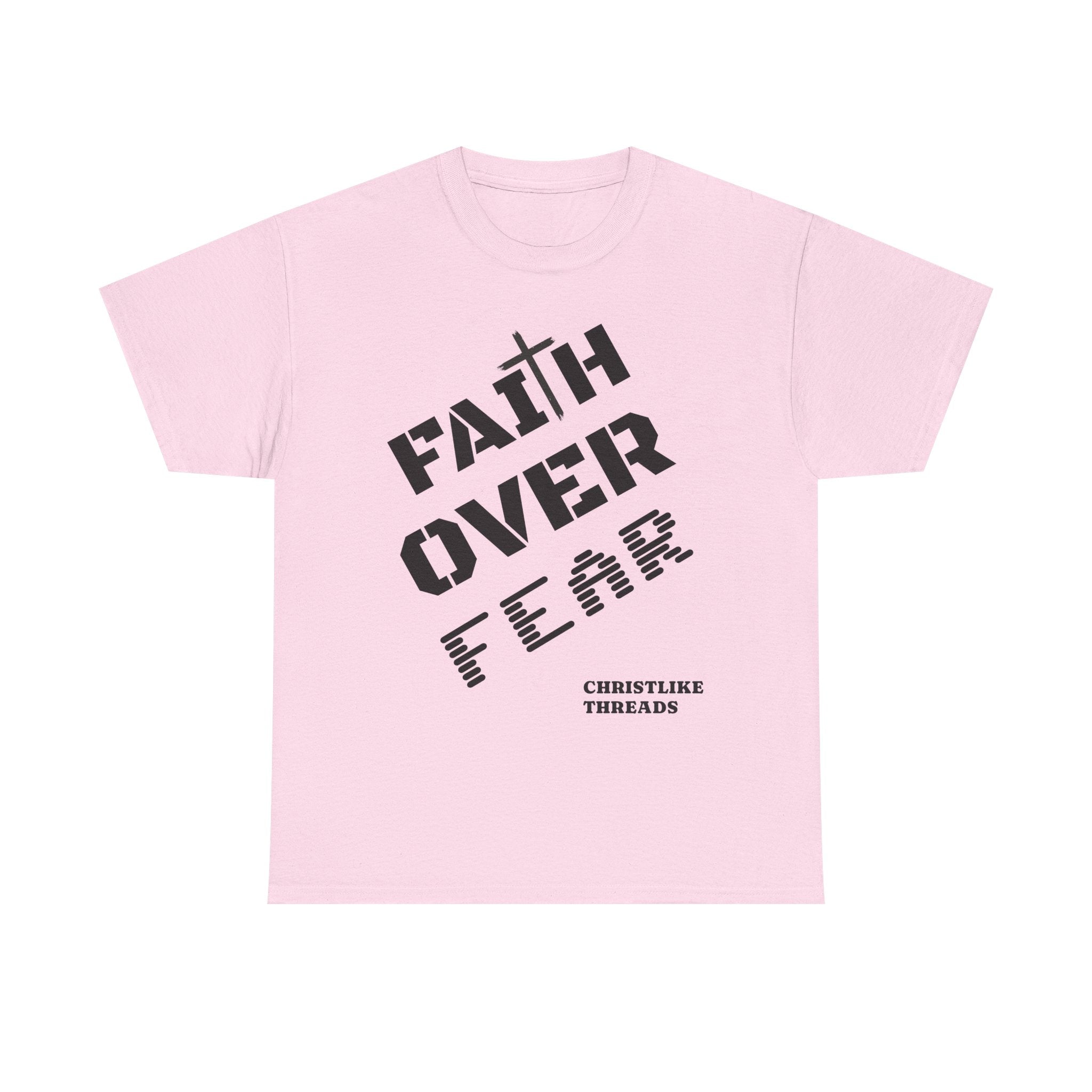 "Faith Over Fear" T-Shirt — Christian Inspirational Tee