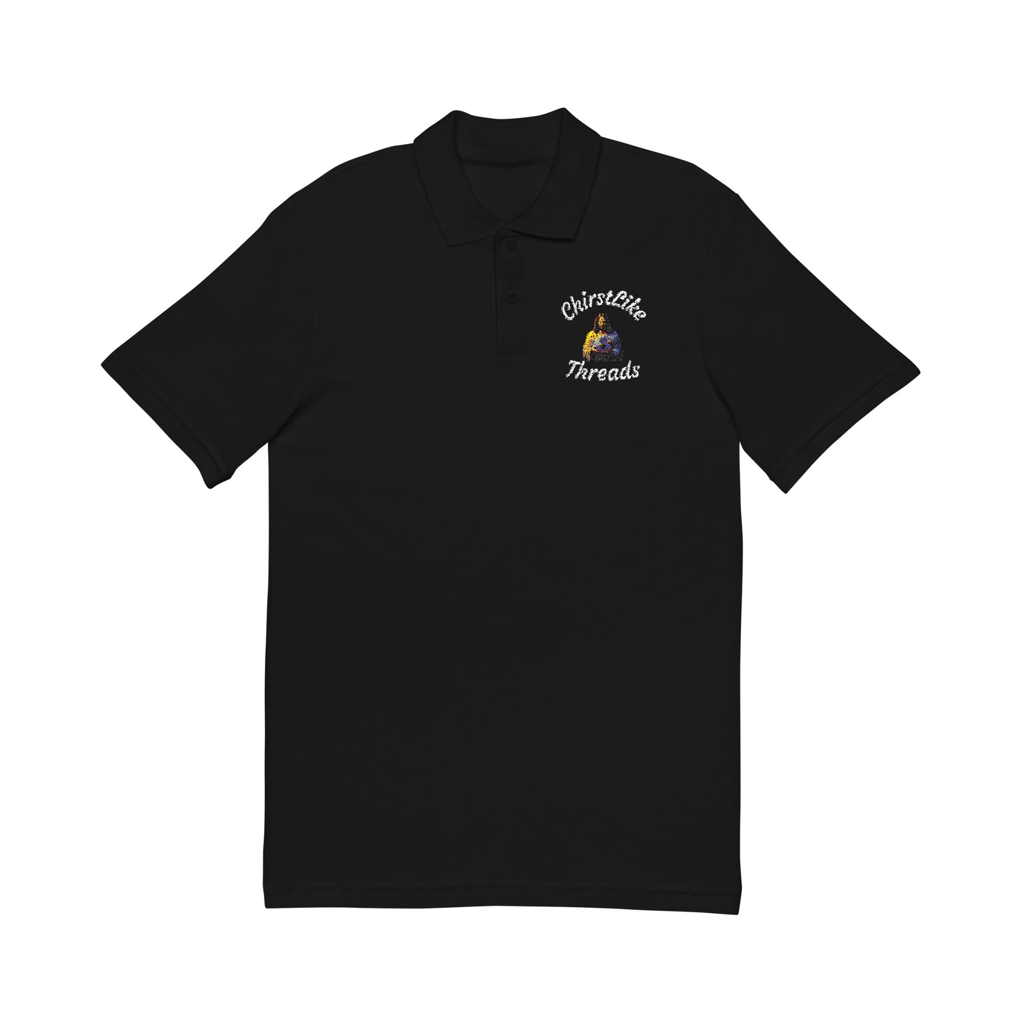 Embroidered "ChristLike Threads" Polo Shirt - ChristLike Threads