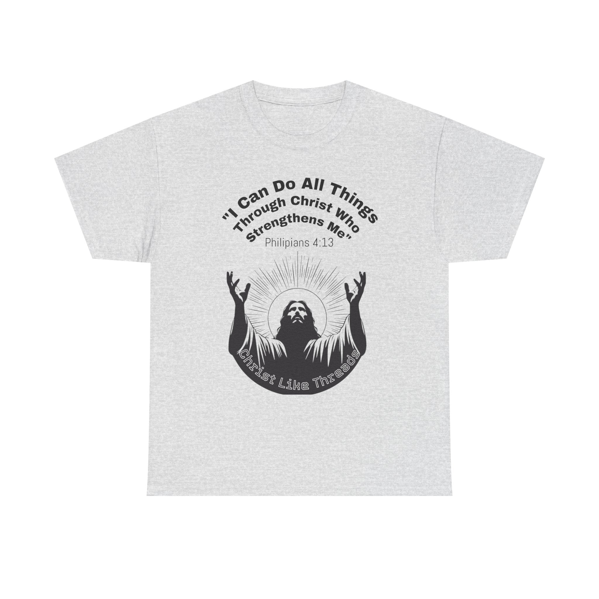 "I can do all things through Christ" Unisex Heavy Tee