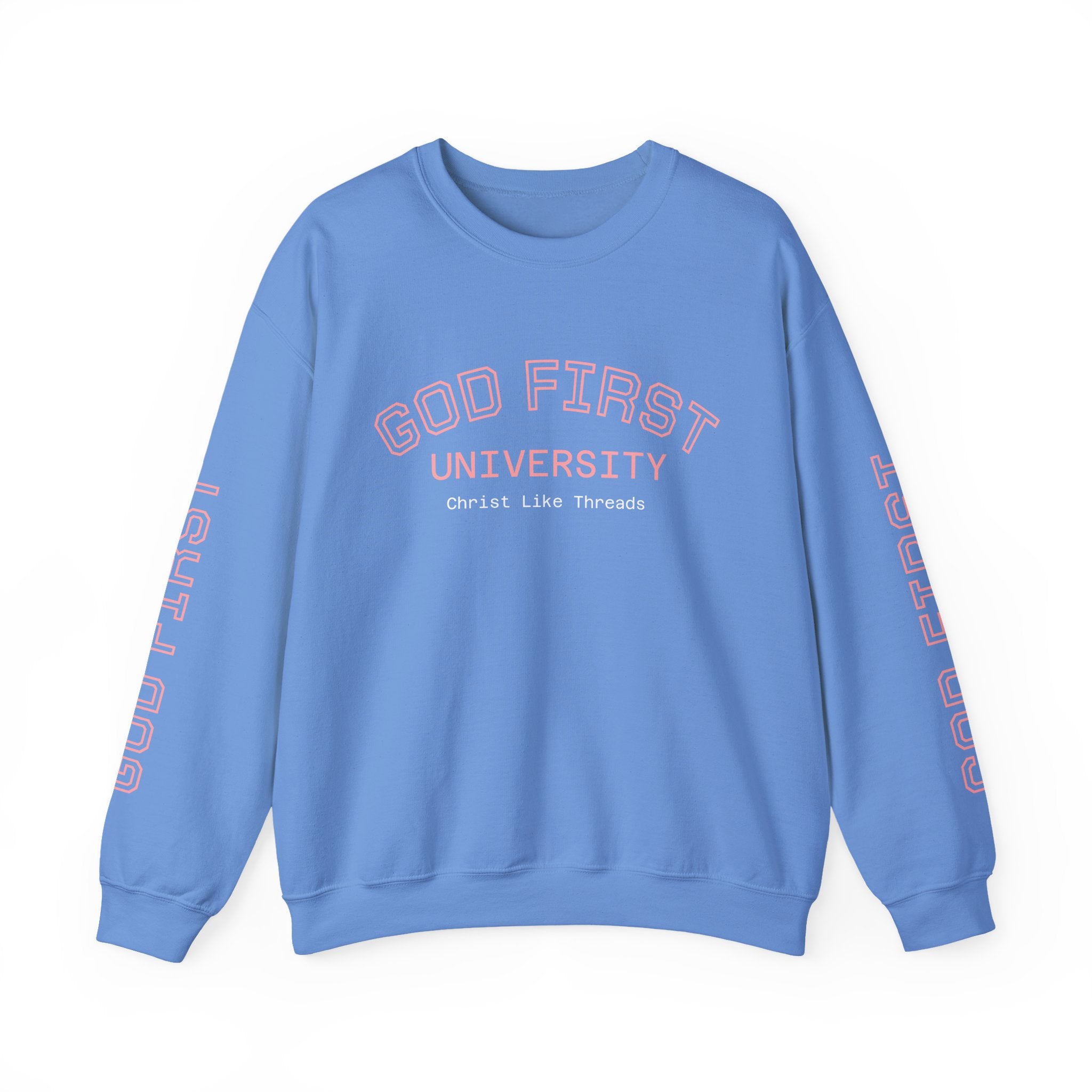 "God First University" Crewneck Sweatshirt