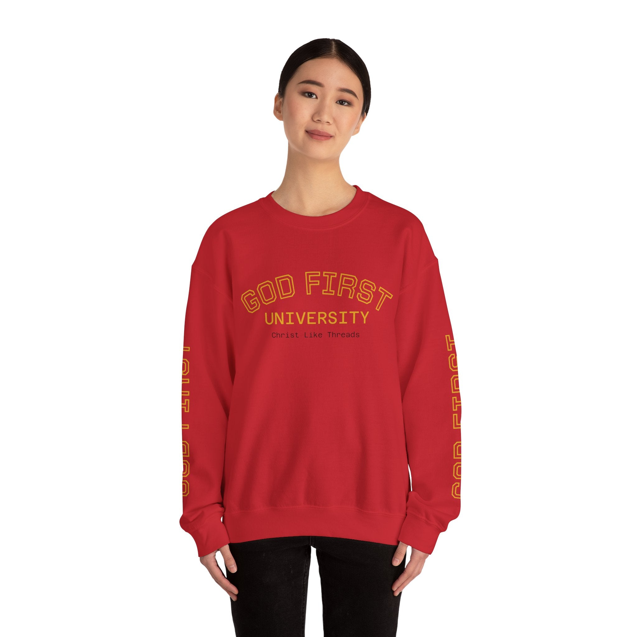 "God First University" Crewneck Sweatshirt