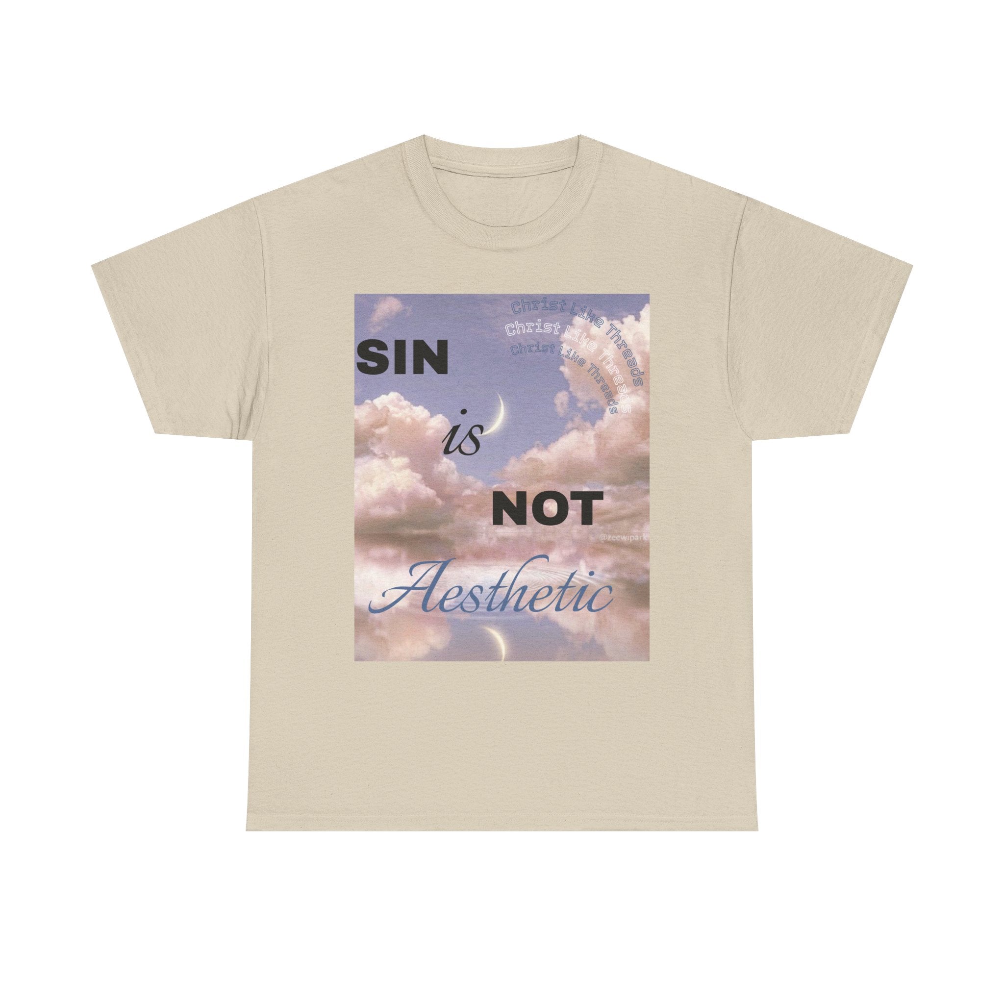 "Sin is not Aesthetic" Unisex Heavy Tee