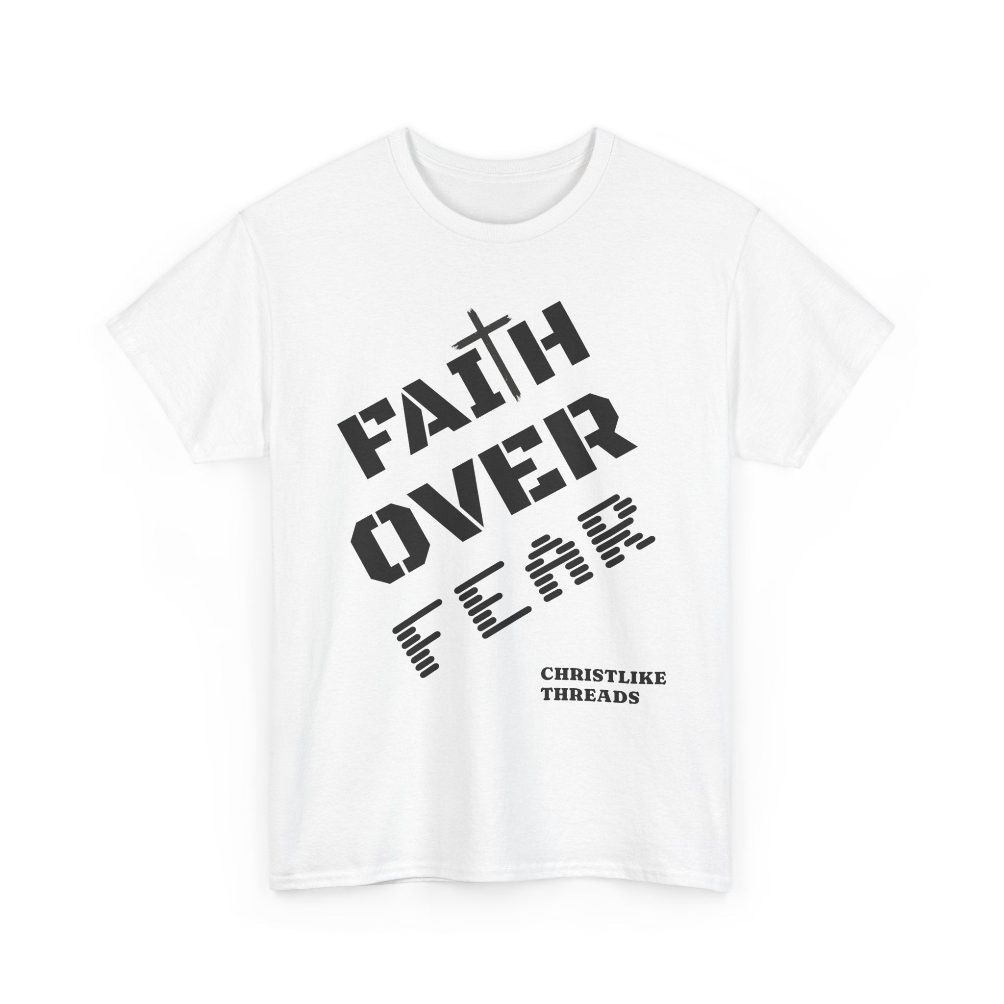"Faith Over Fear" T-Shirt — Christian Inspirational Tee