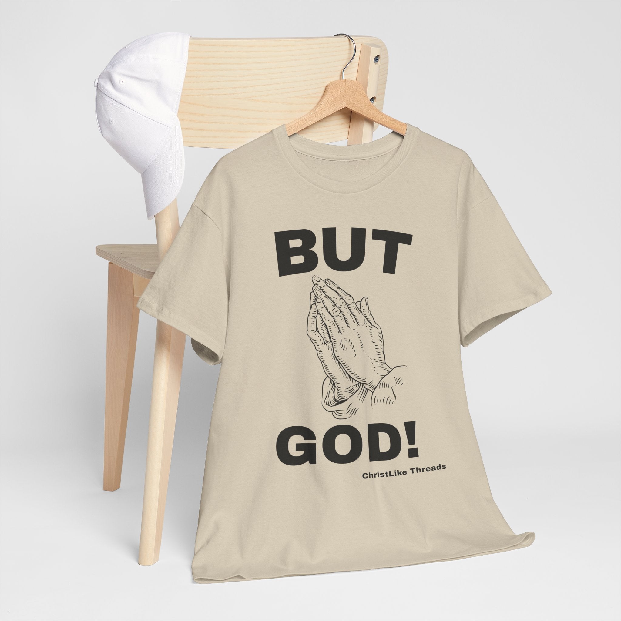 Praying Hands 'BUT GOD!' Tee