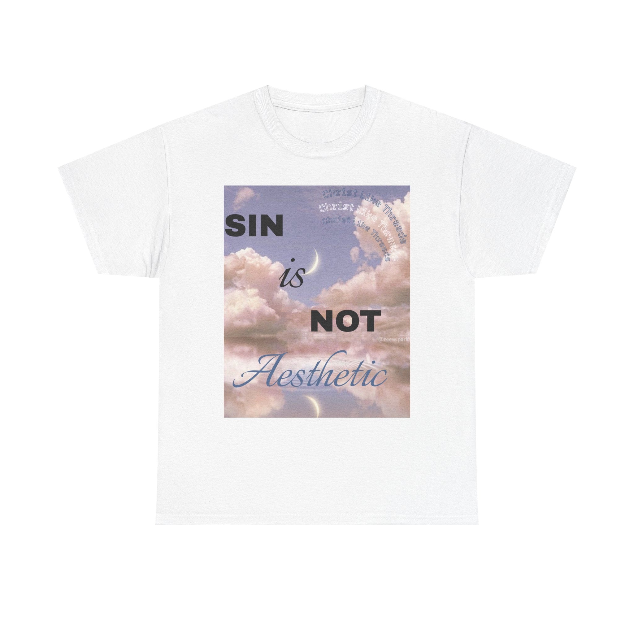 "Sin is not Aesthetic" Unisex Heavy Tee