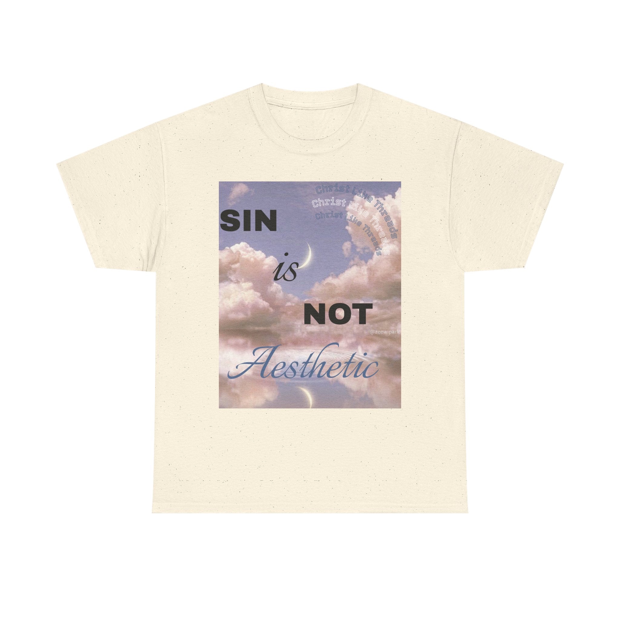 "Sin is not Aesthetic" Unisex Heavy Tee