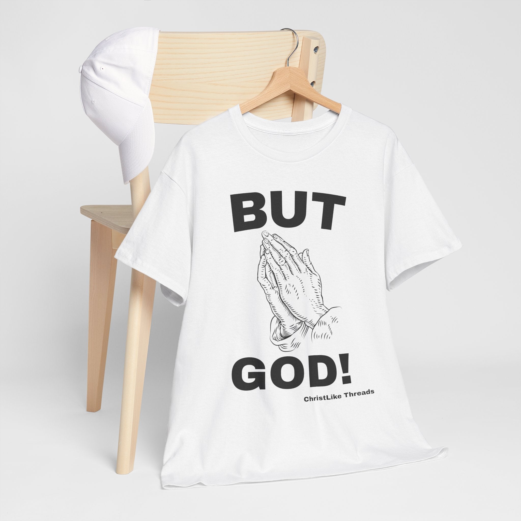 Praying Hands 'BUT GOD!' Tee
