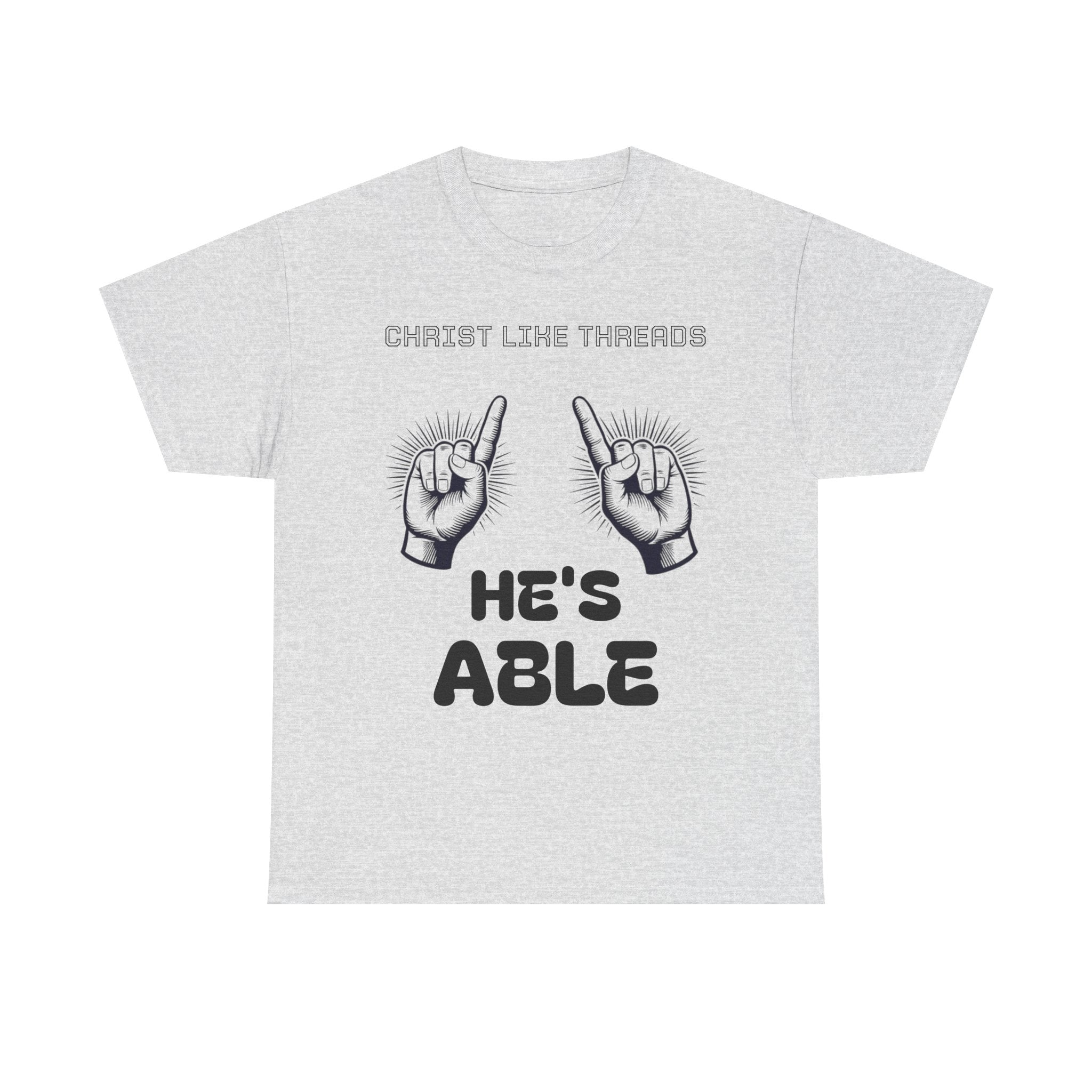 "He's Able" Unisex Heavy Tee