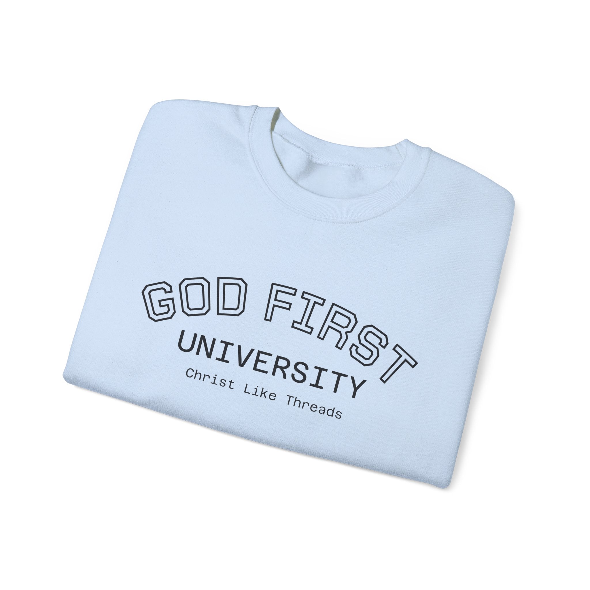 "God First University" Crewneck Sweatshirt