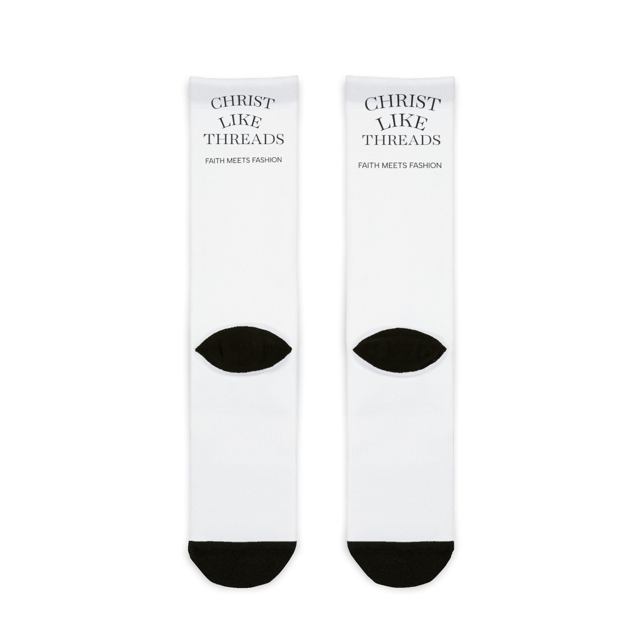 "Christ Like Threads" Faith Graphic Socks