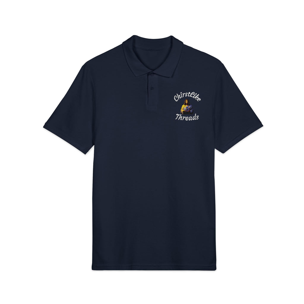 Embroidered "ChristLike Threads" Polo Shirt - ChristLike Threads