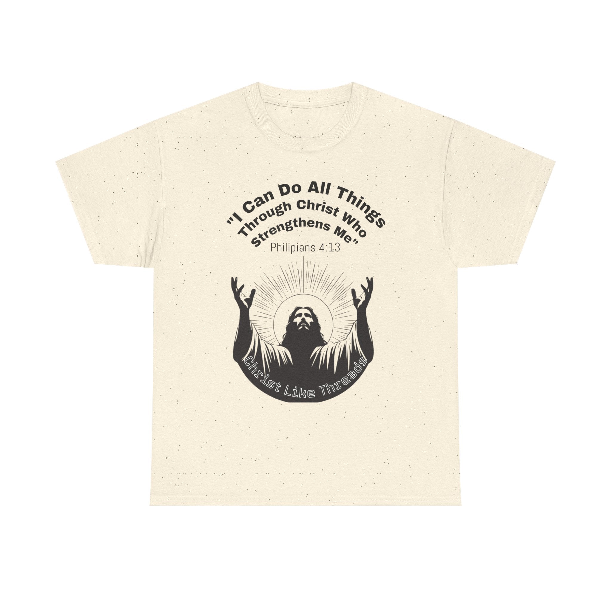 "I can do all things through Christ" Unisex Heavy Tee