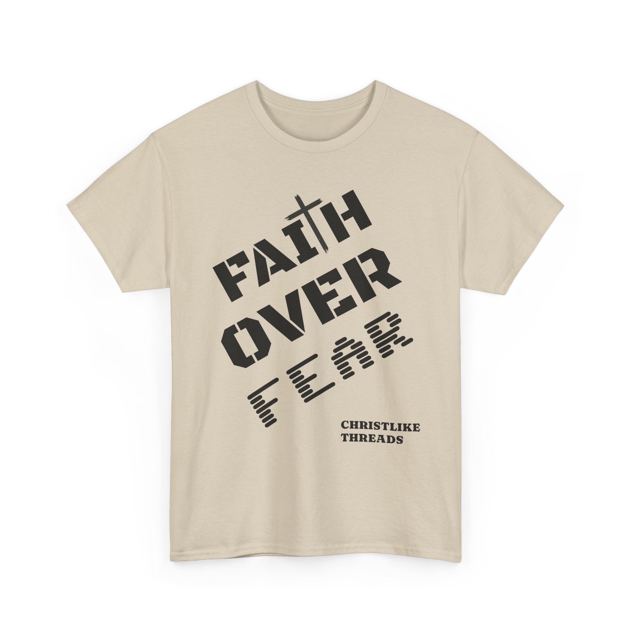 "Faith Over Fear" T-Shirt — Christian Inspirational Tee