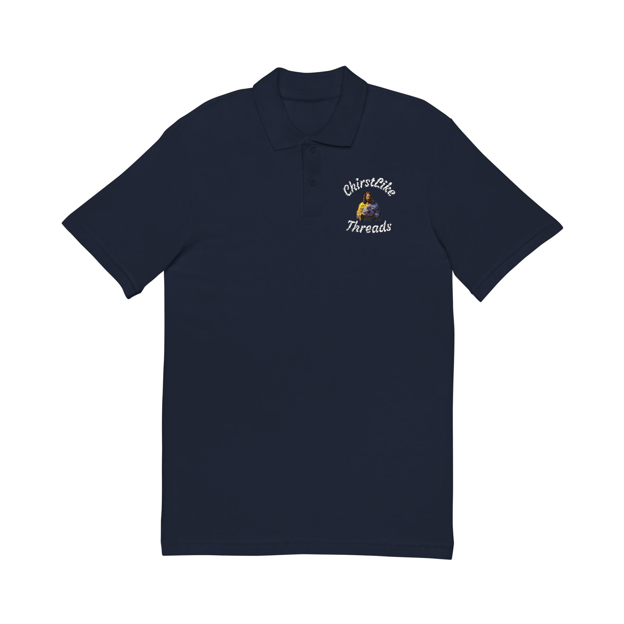 Embroidered "ChristLike Threads" Polo Shirt - ChristLike Threads