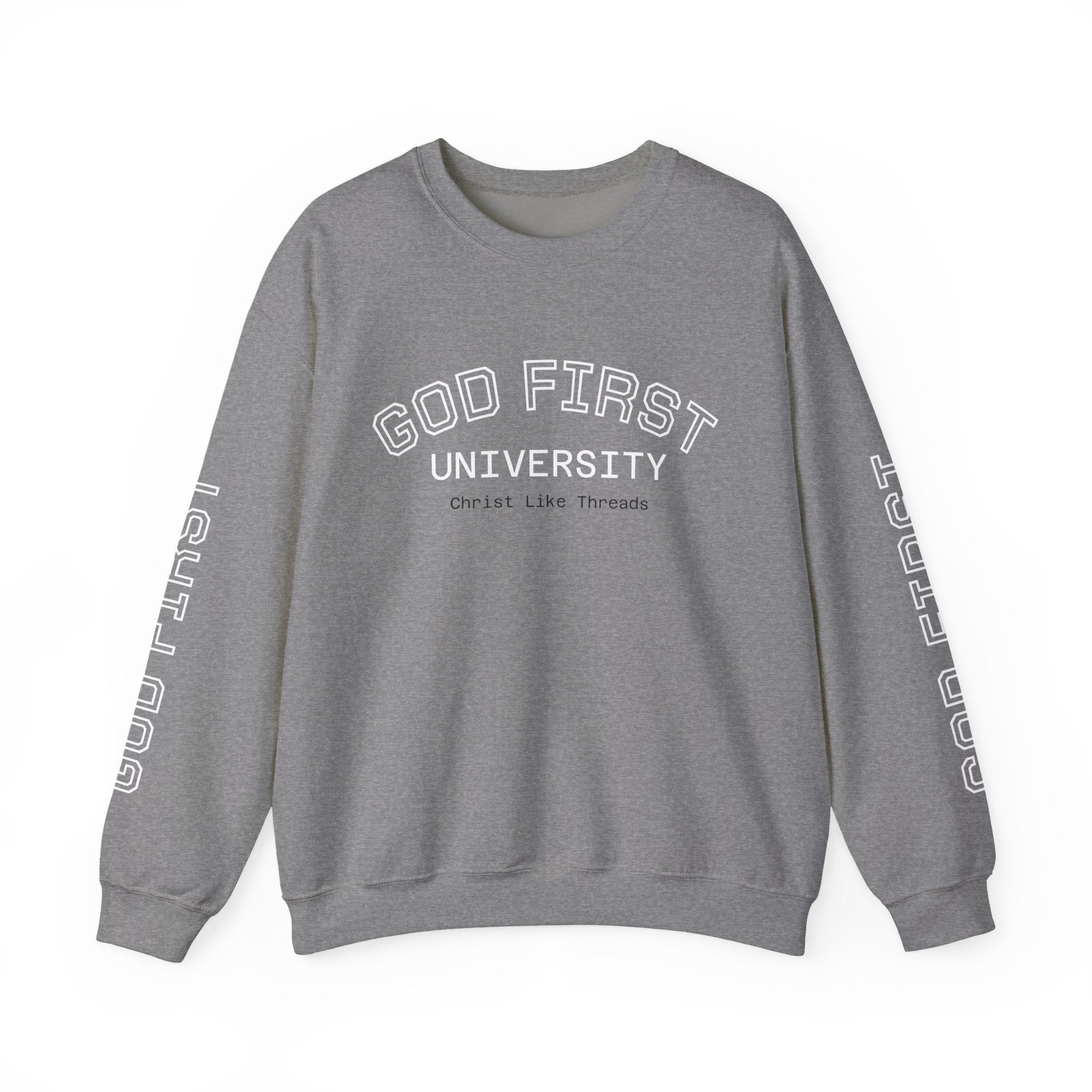 "God First University" Crewneck Sweatshirt