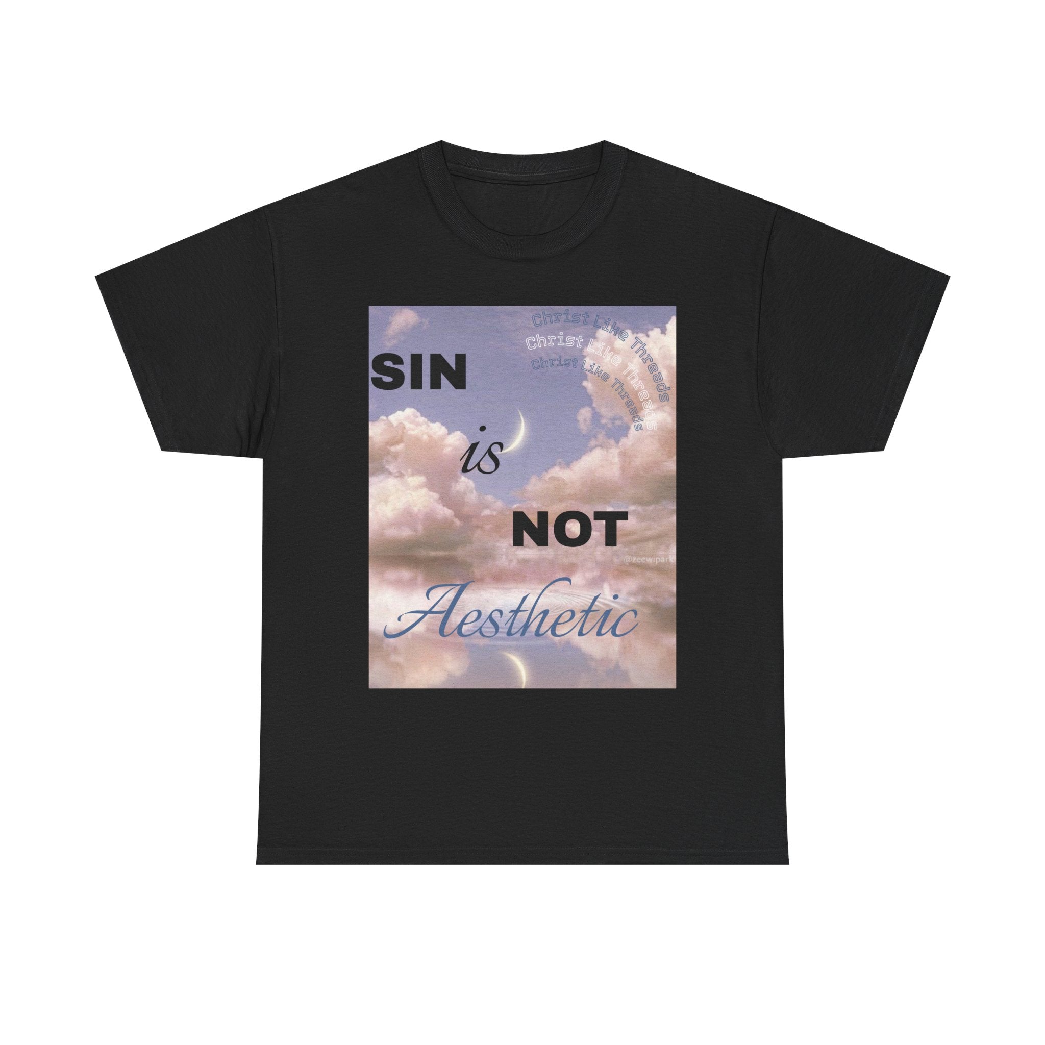 "Sin is not Aesthetic" Unisex Heavy Tee