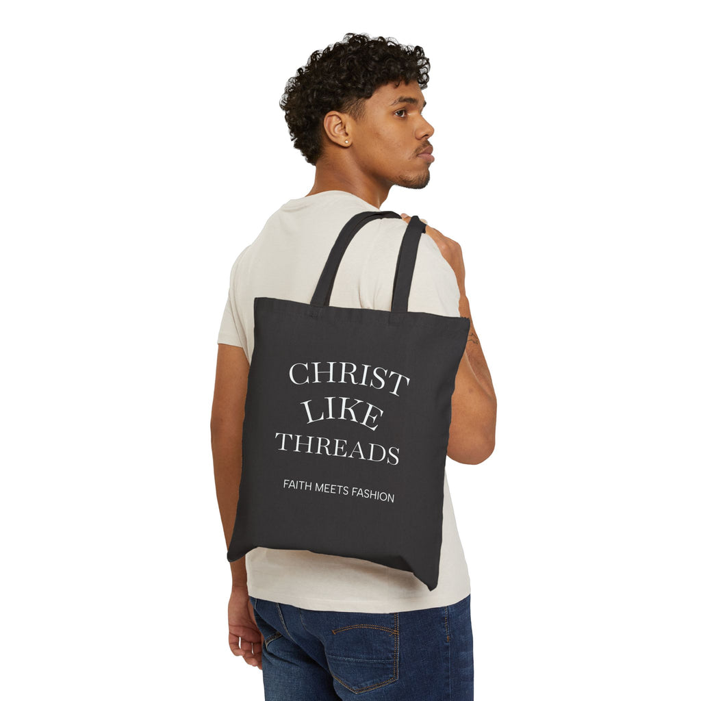 “Christ Like Threads: Faith Meets Fashion” Inspirational Christian Tote