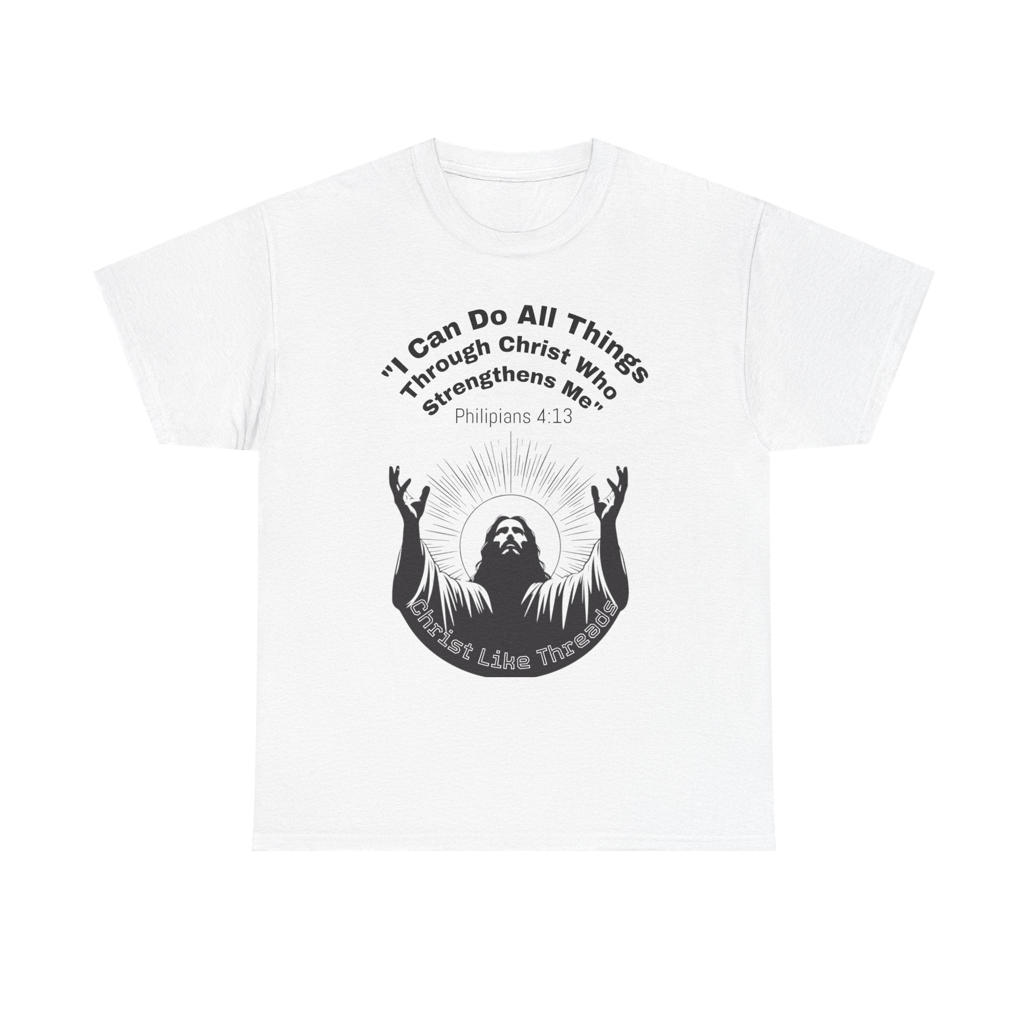 "I can do all things through Christ" Unisex Heavy Tee