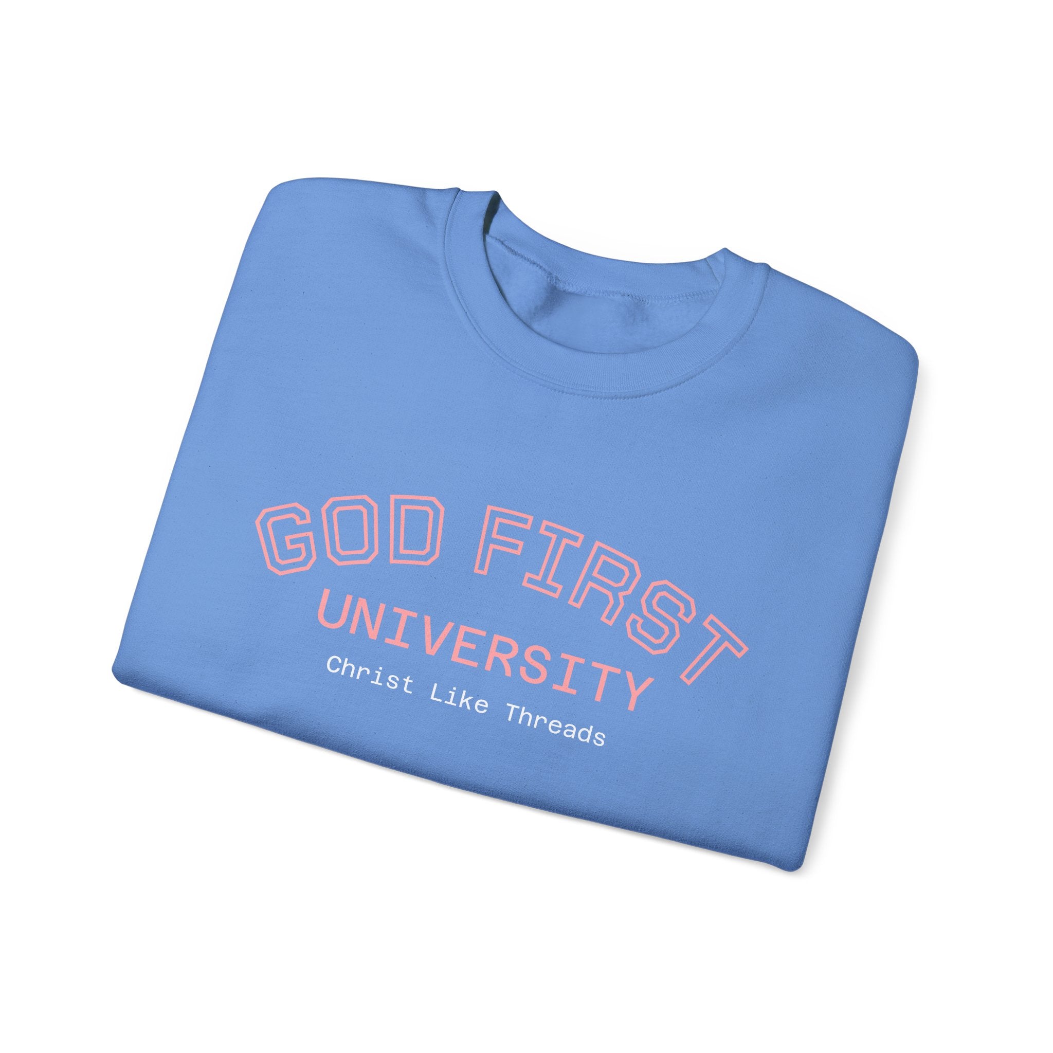 "God First University" Crewneck Sweatshirt