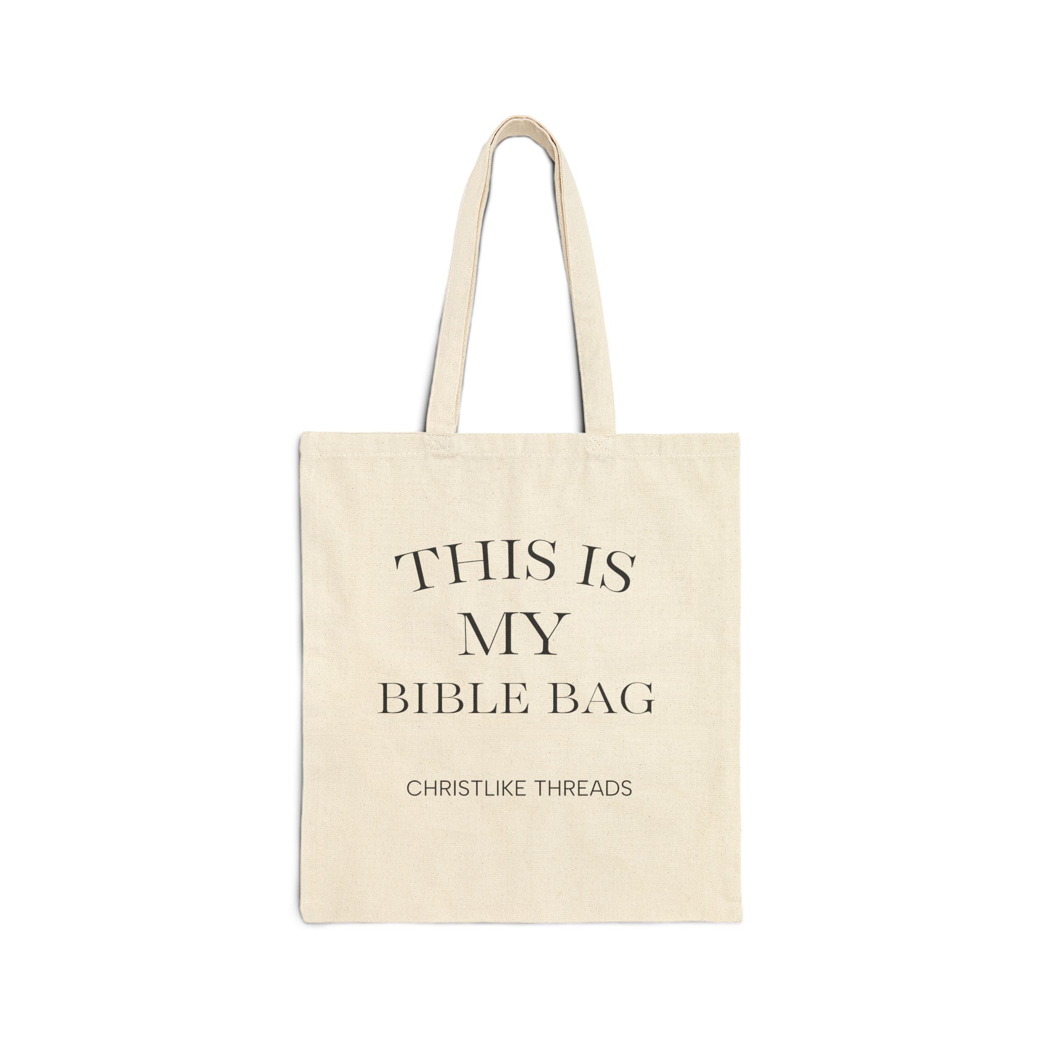 “This is My Bible Bag” Inspirational Christian Tote