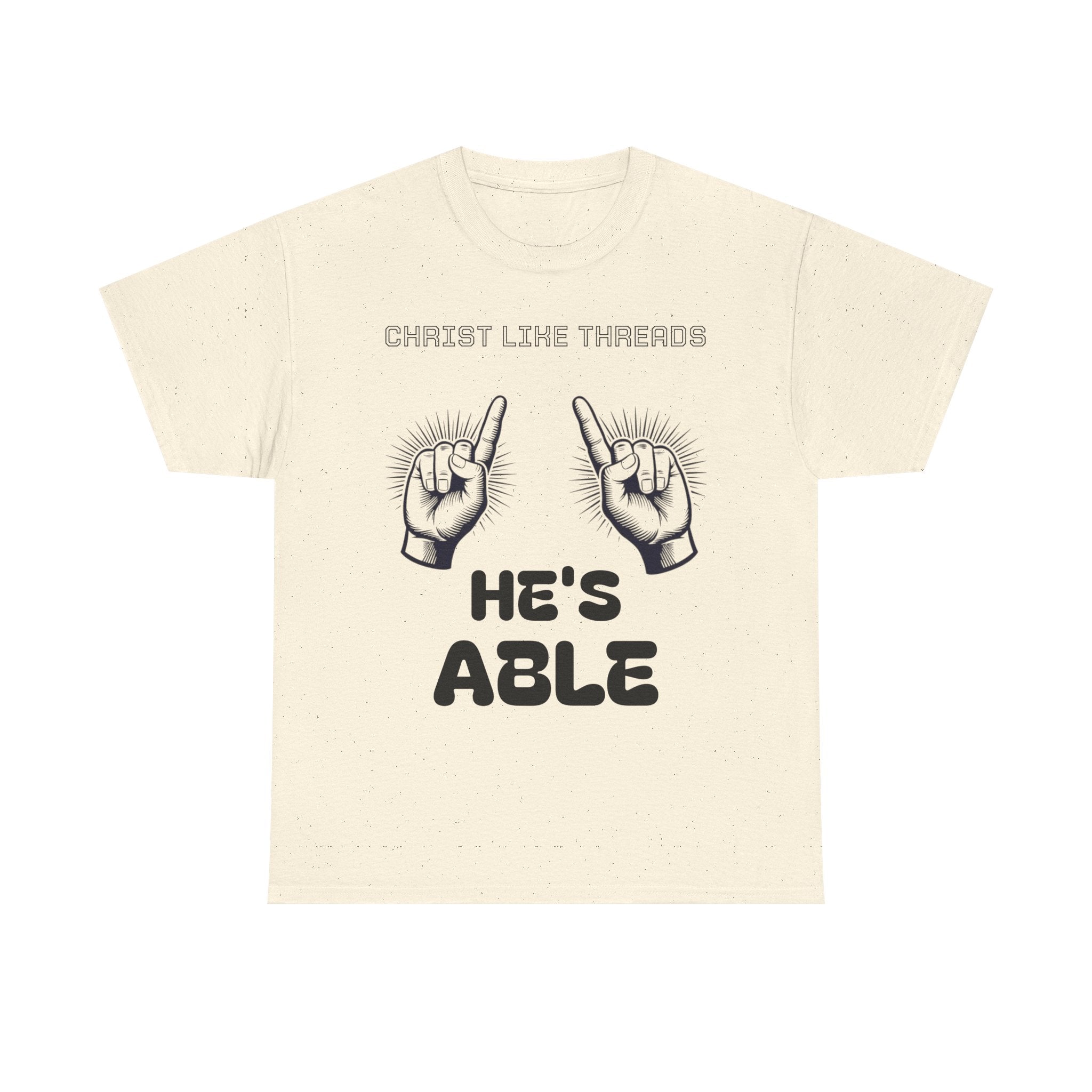 "He's Able" Unisex Heavy Tee