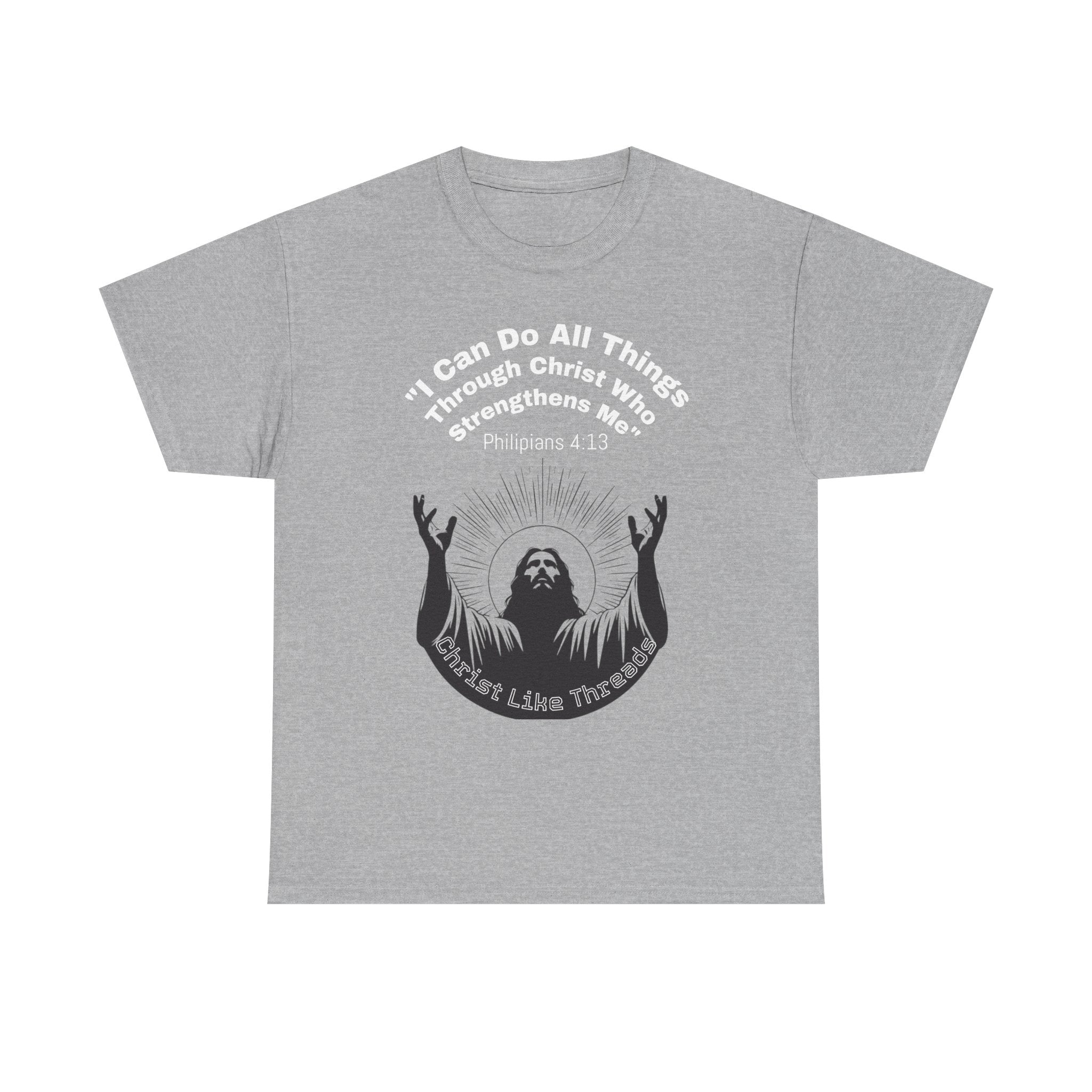 "I can do all things through Christ" Unisex Heavy Tee
