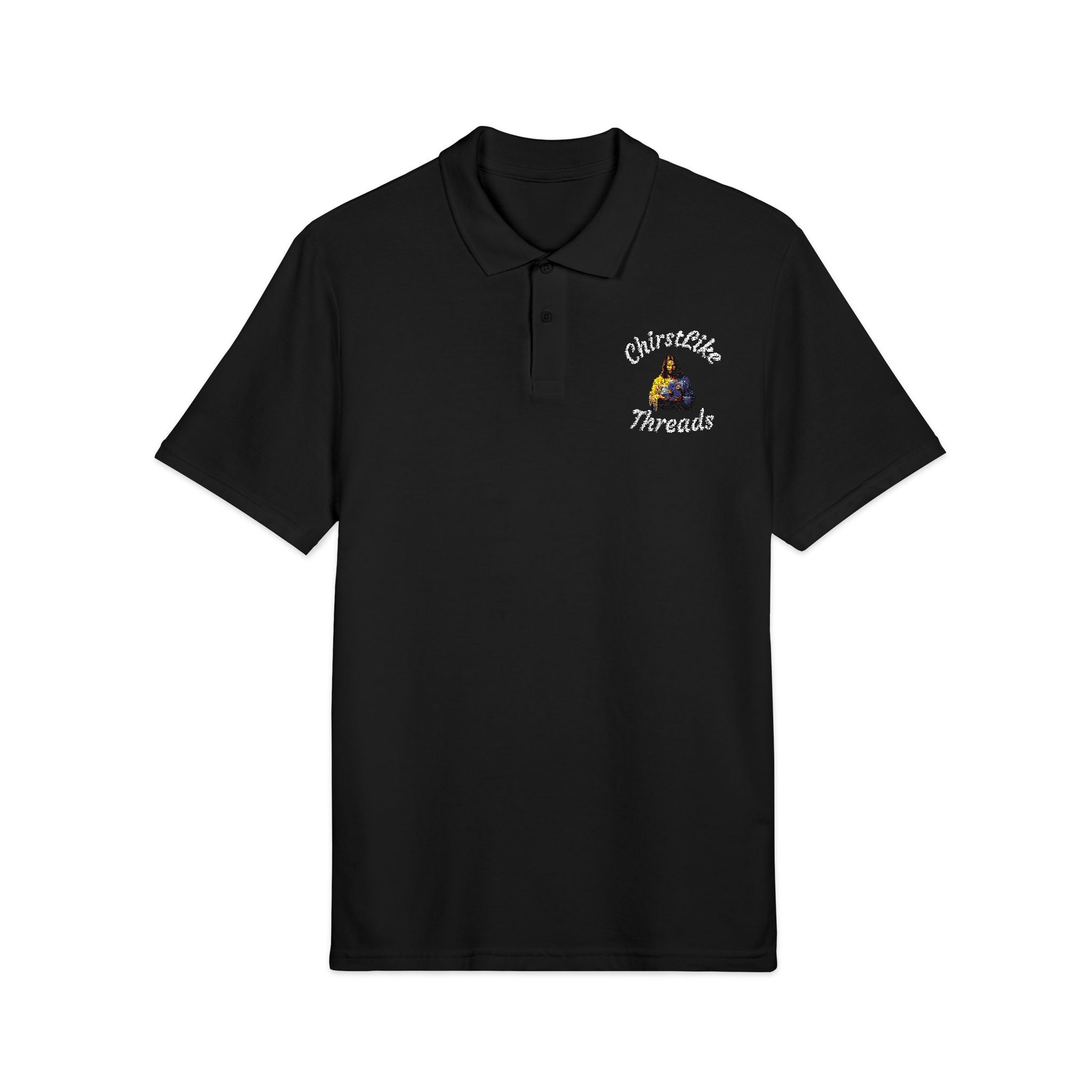 Embroidered "ChristLike Threads" Polo Shirt - ChristLike Threads