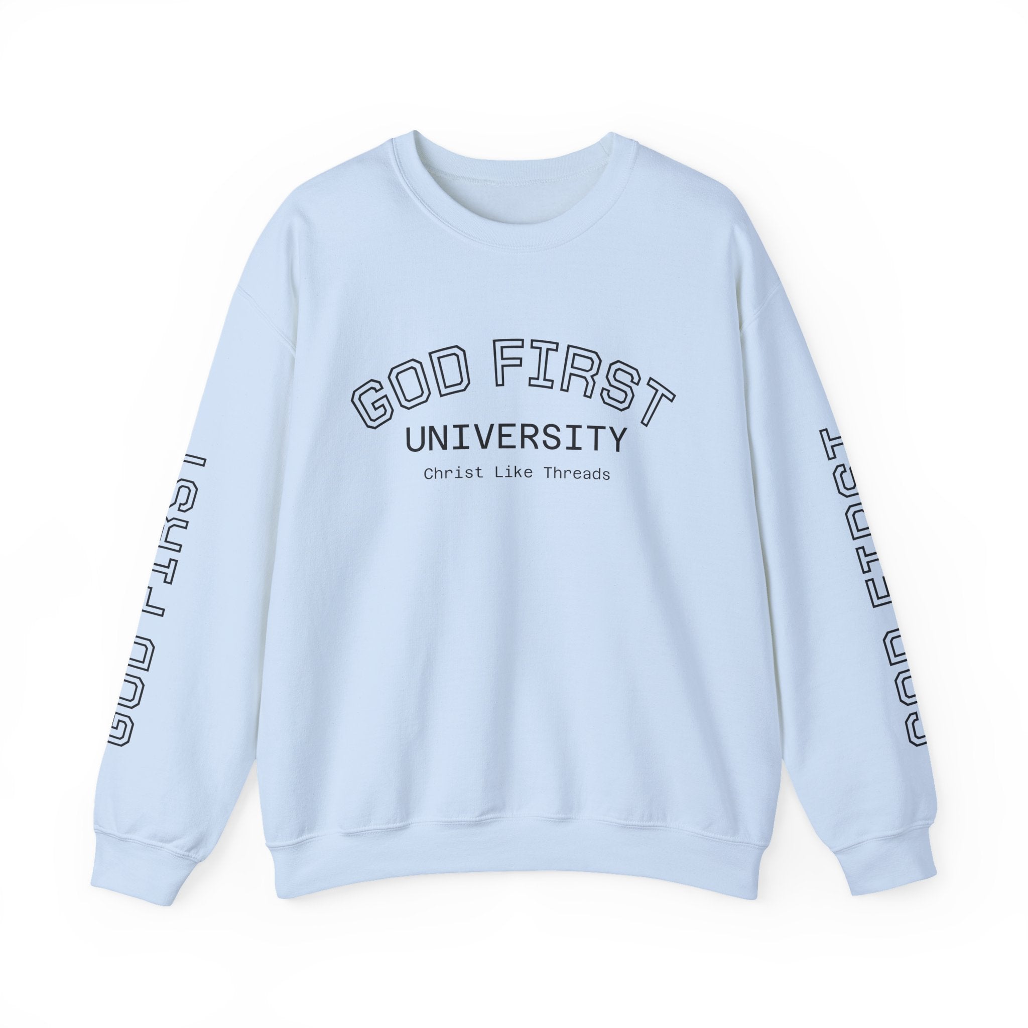 "God First University" Crewneck Sweatshirt