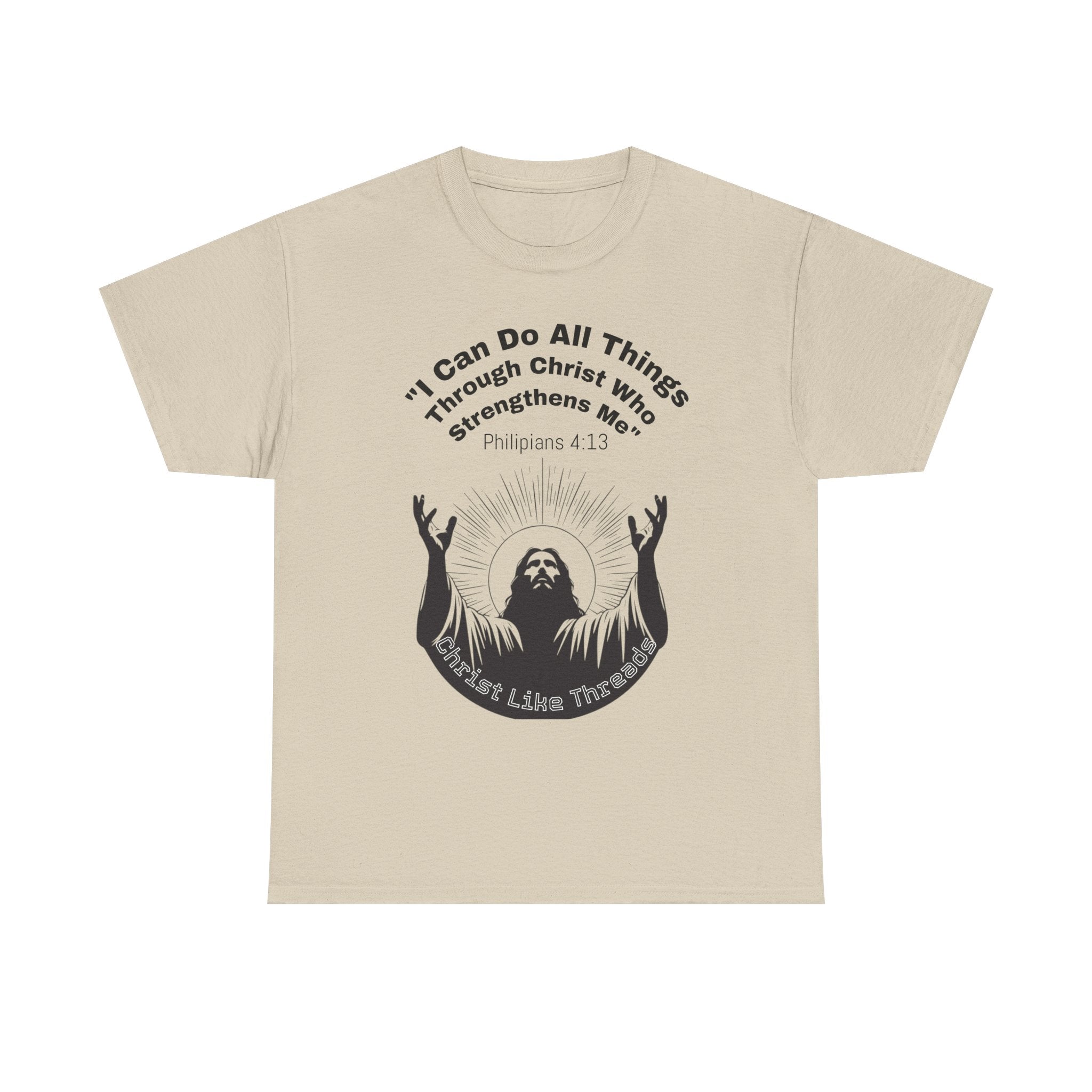 "I can do all things through Christ" Unisex Heavy Tee
