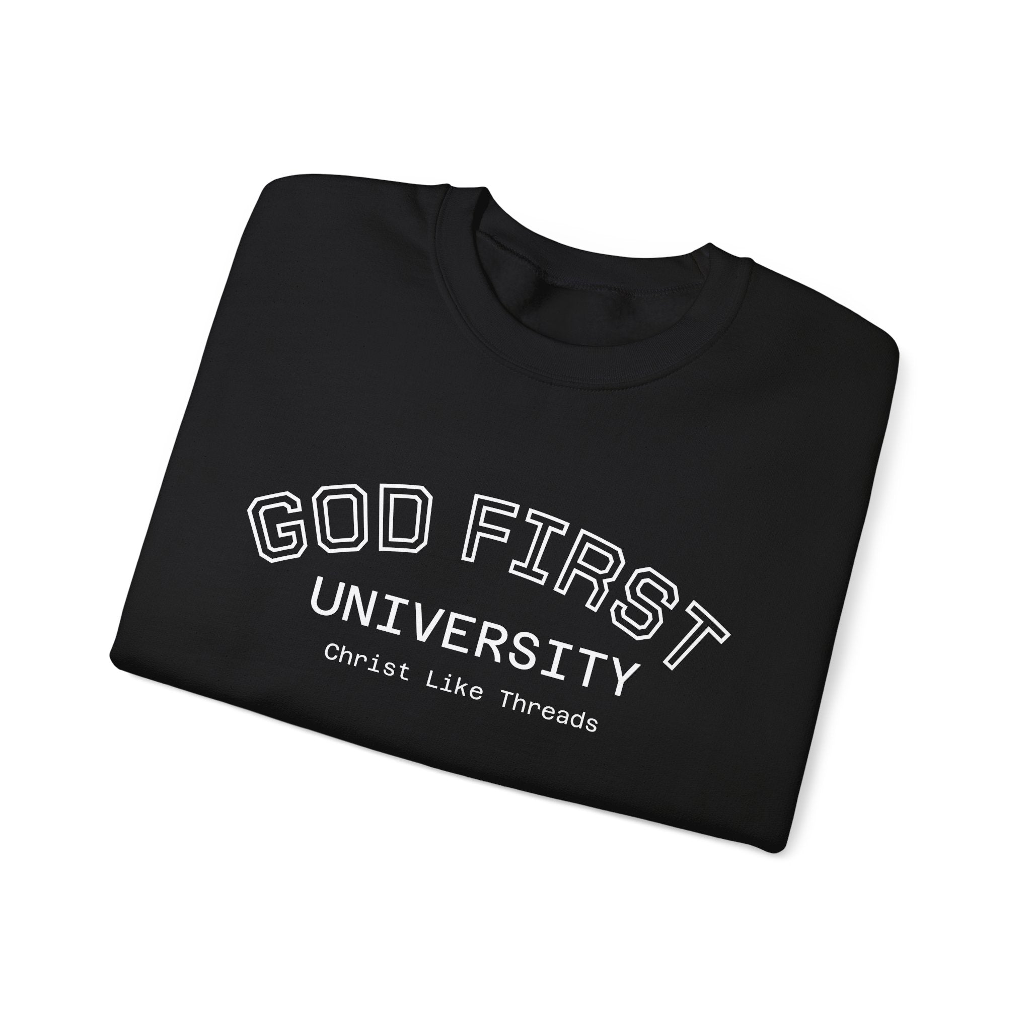 "God First University" Crewneck Sweatshirt