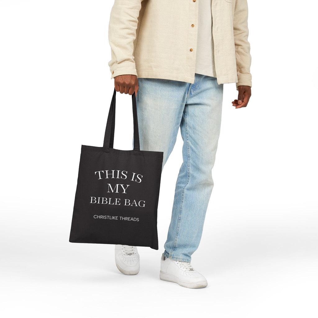 “This is My Bible Bag” Inspirational Christian Tote
