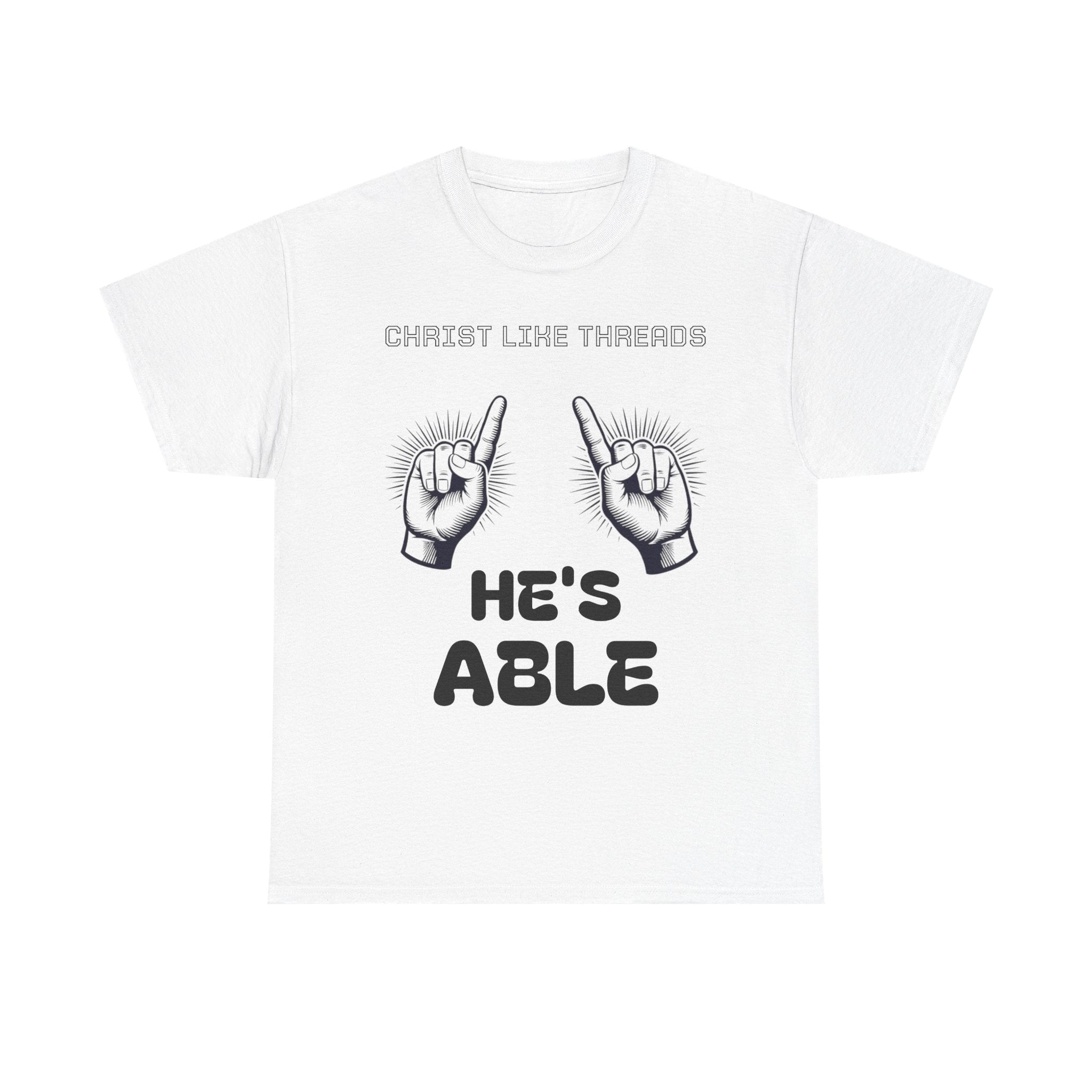 "He's Able" Unisex Heavy Tee