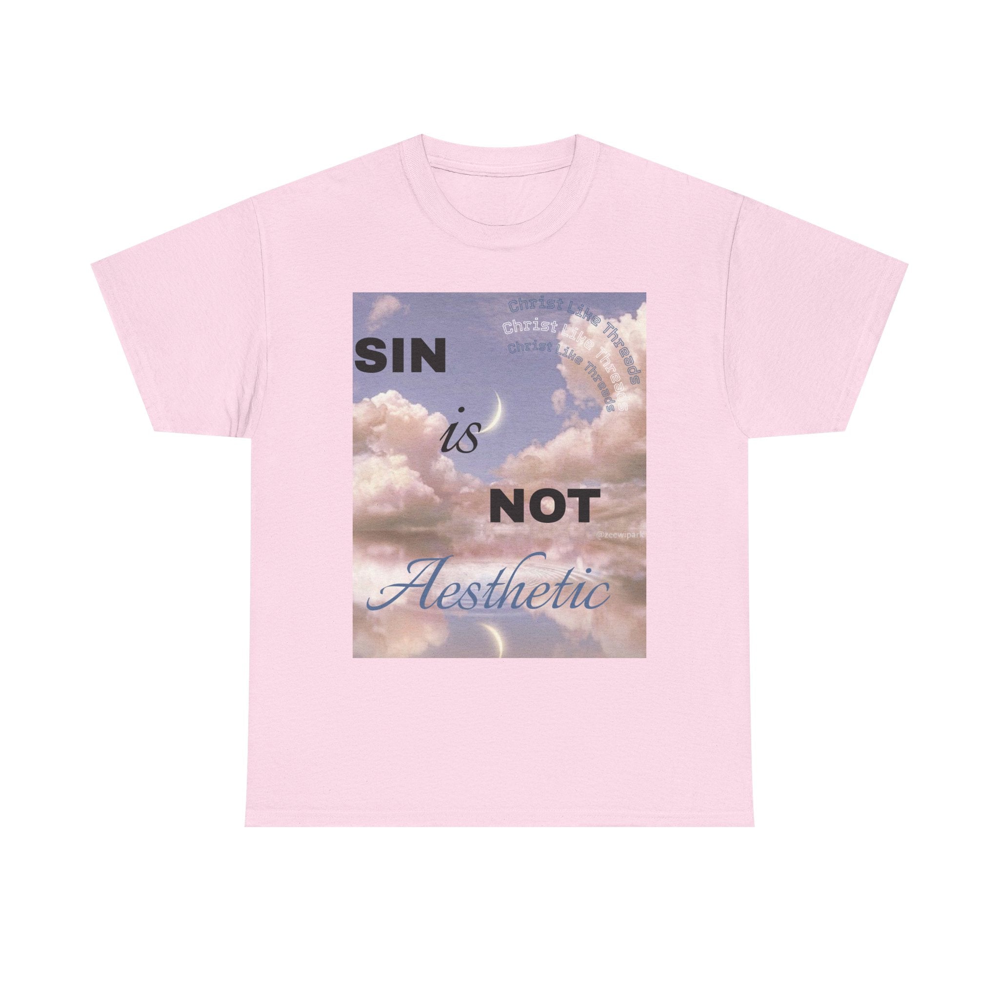 "Sin is not Aesthetic" Unisex Heavy Tee